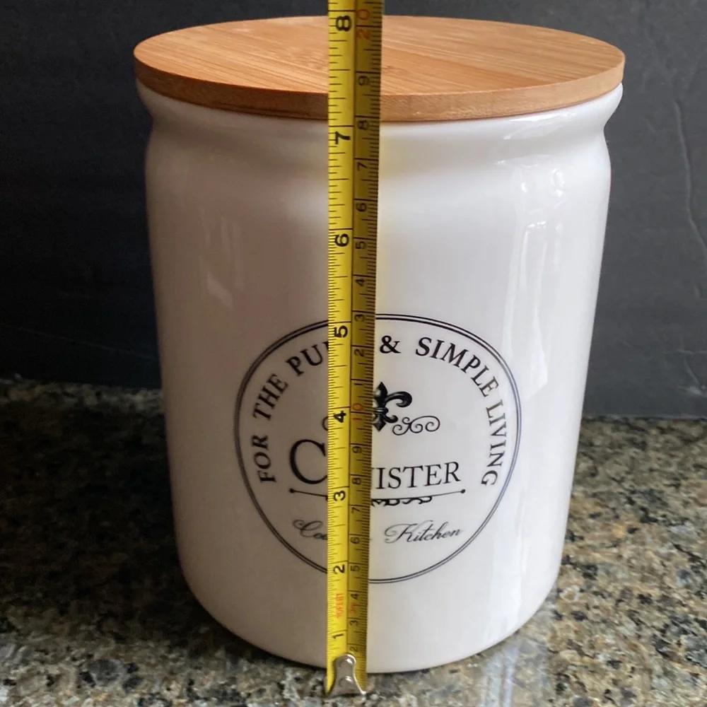 Pier 1 Imports Ceramic Canister NWT